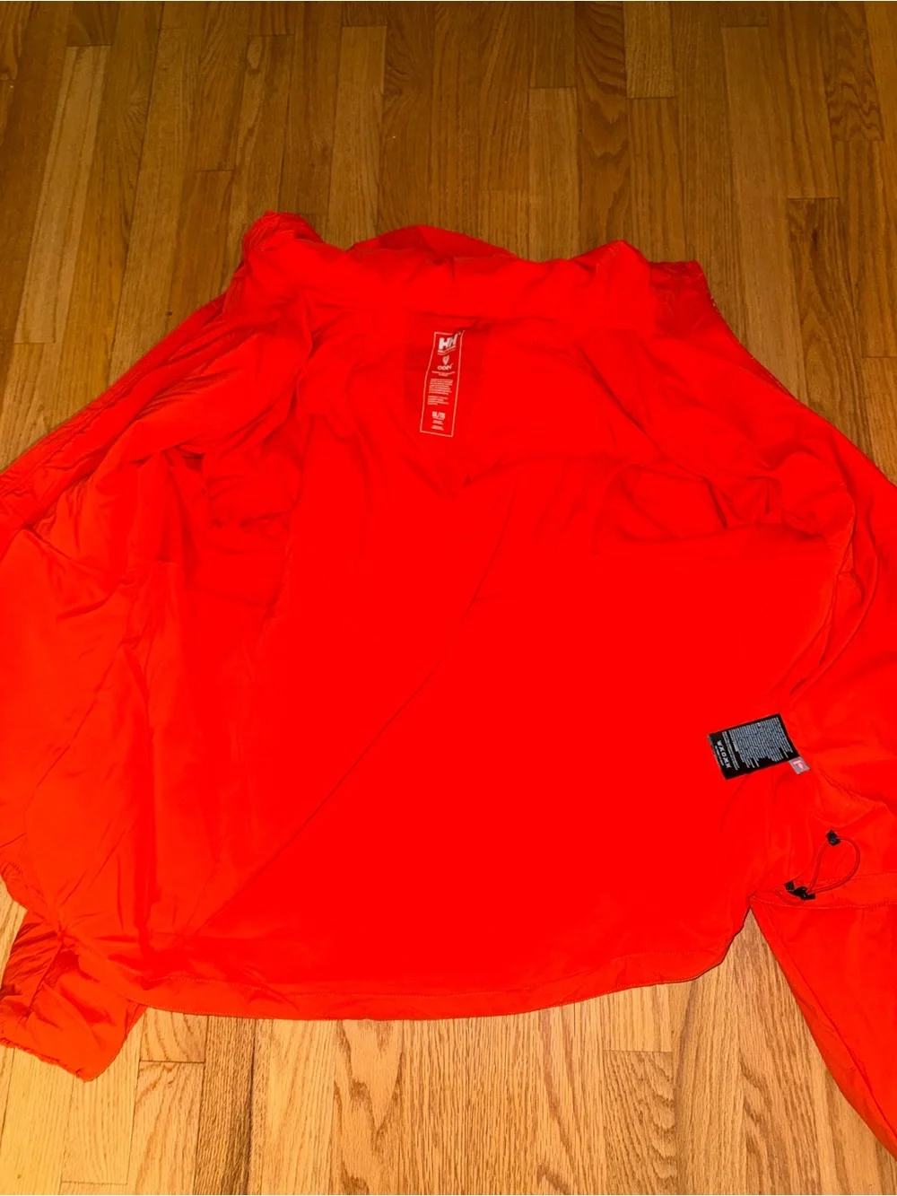 Helly Hansen Orange Full-Zip Hooded Jacket